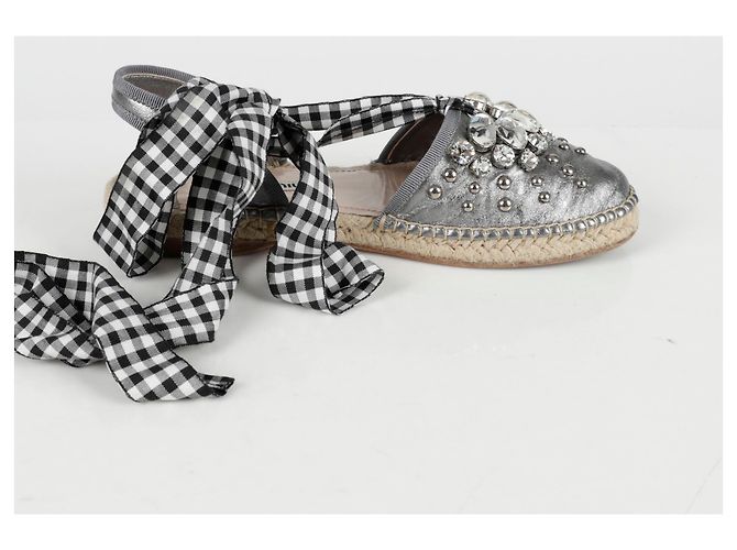 Miu Miu Espadrilha de Cristal Tamanho - vista 6