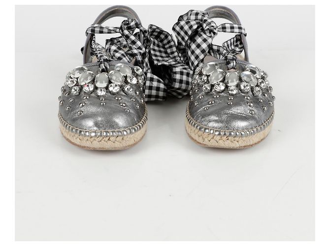 Miu Miu Espadrilha de Cristal Tamanho - vista 7
