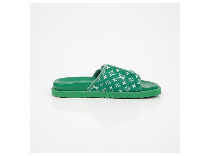 Louis Vuitton Sandali Miami Taglia Verde - vista 11