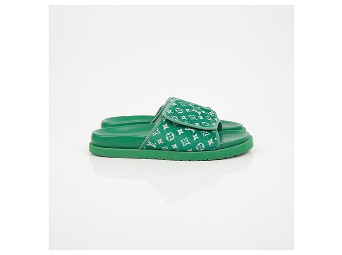 Louis Vuitton Sandali Miami Taglia Verde - vista 2