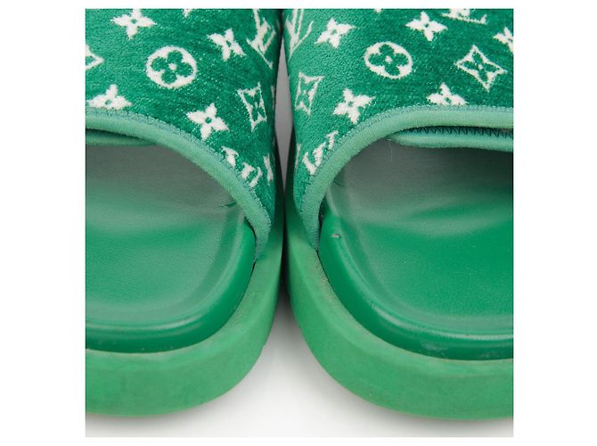 Louis Vuitton Sandali Miami Taglia Verde - vista 4