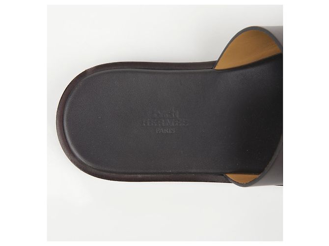 Hermès Infradito Izmir Marrone - vista 11