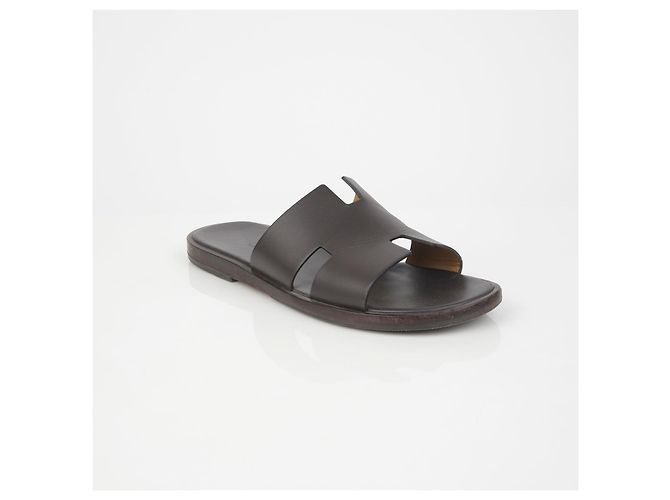 Hermès Infradito Izmir Marrone - vista 2