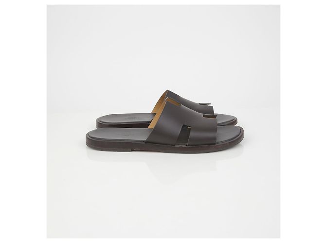 Hermès Infradito Izmir Marrone - vista 3