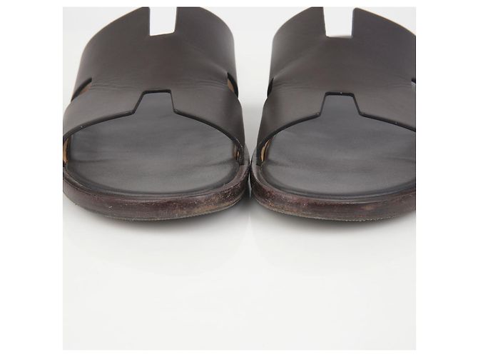 Hermès Infradito Izmir Marrone - vista 5