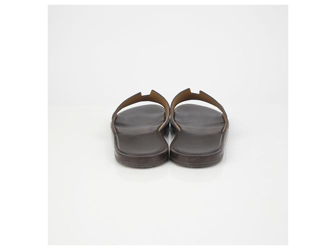 Hermès Infradito Izmir Marrone - vista 7