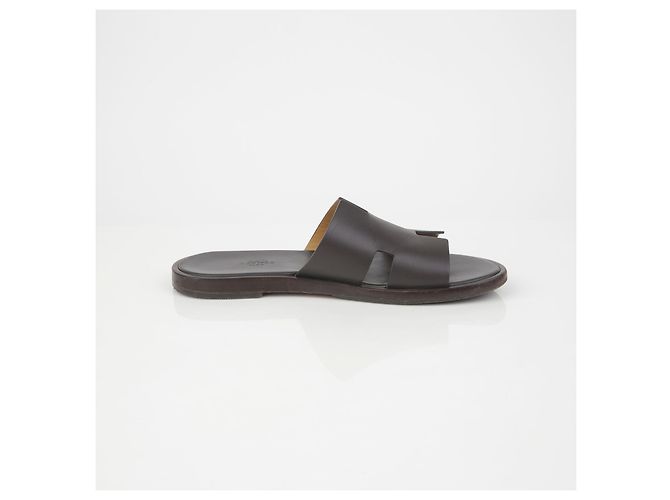 Hermès Infradito Izmir Marrone - vista 8