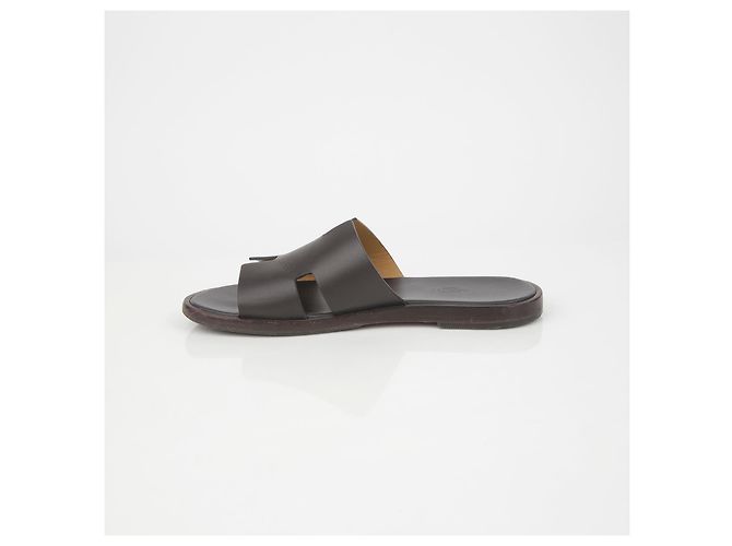 Hermès Infradito Izmir Marrone - vista 9