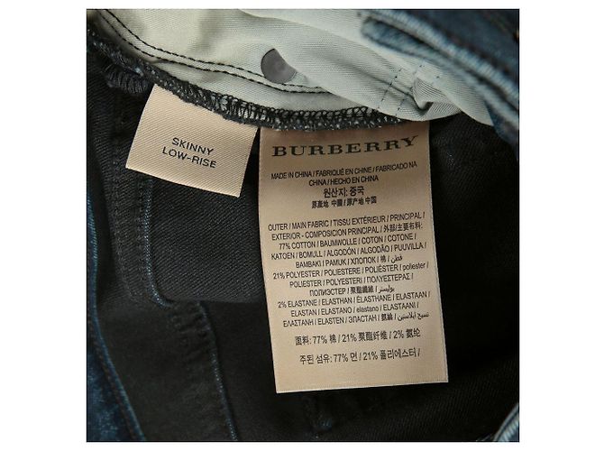 Burberry Pantalones de mezclilla de tiro bajo - vista 7