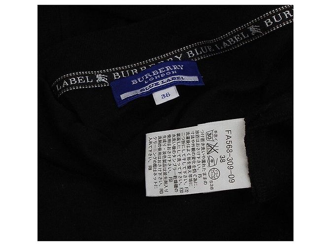Burberry T-Shirt mit Blue Label Schriftzug Schwarz - Ansicht 3