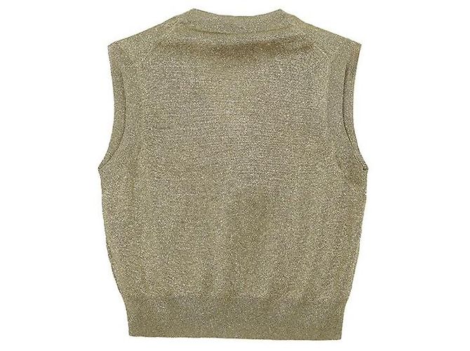 Gucci Top de punto sin mangas Tamaño Dorado - vista 2