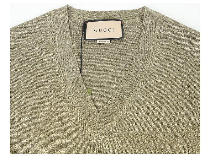 Gucci Top de punto sin mangas Tamaño Dorado - vista 3