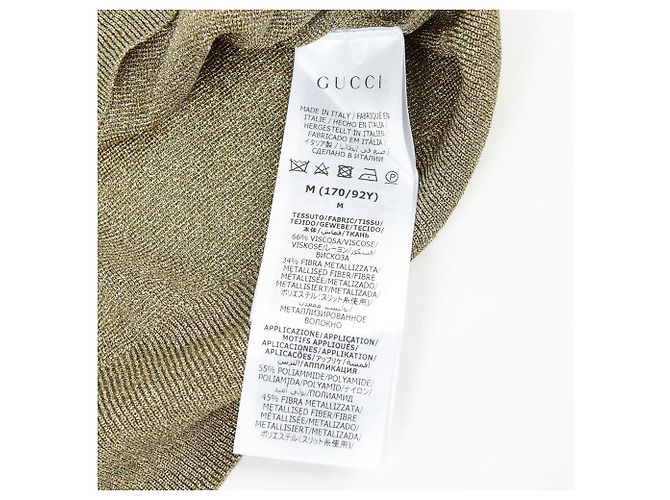 Gucci Top de punto sin mangas Tamaño Dorado - vista 7