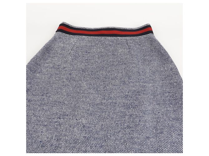 Gucci Falda plisada con hebilla Horsbit Azul - vista 6