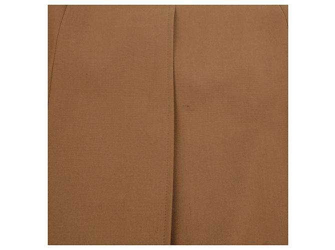 Gucci Asymmetric Stitch Coat Size Brown - view 17
