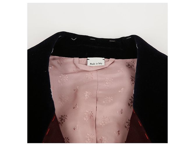 Gucci Asymmetric Stitch Coat Size Brown - view 5