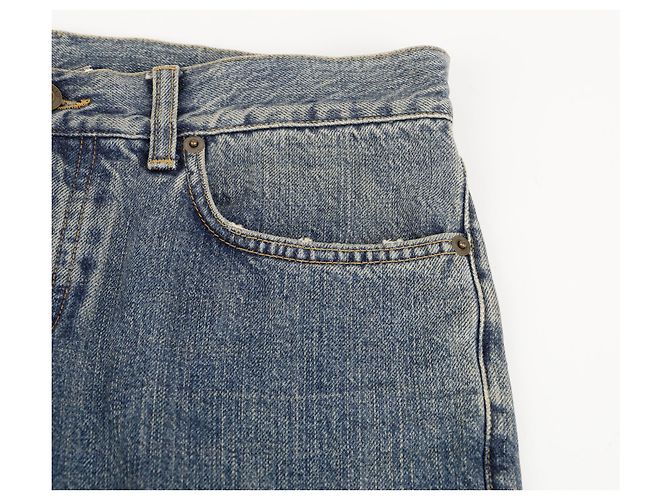 Saint Laurent Tamaño de Pantalón de Mezclilla - vista 6