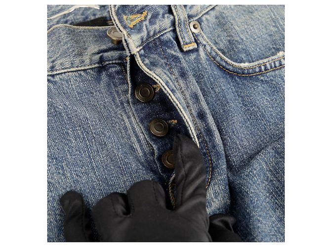Saint Laurent Tamaño de Pantalón de Mezclilla - vista 9