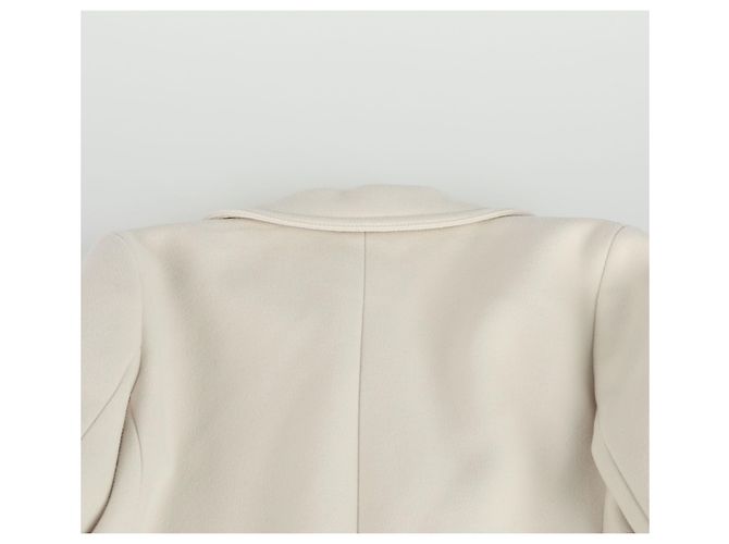 Gucci Abrigo Doble Bordado Blanco - vista 10