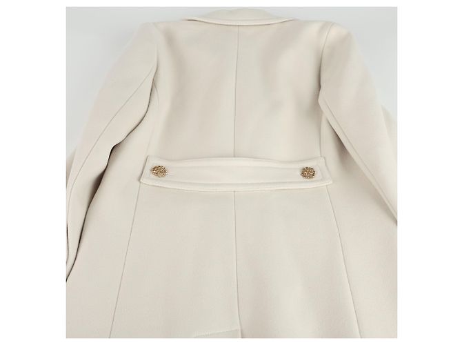 Gucci Abrigo Doble Bordado Blanco - vista 11