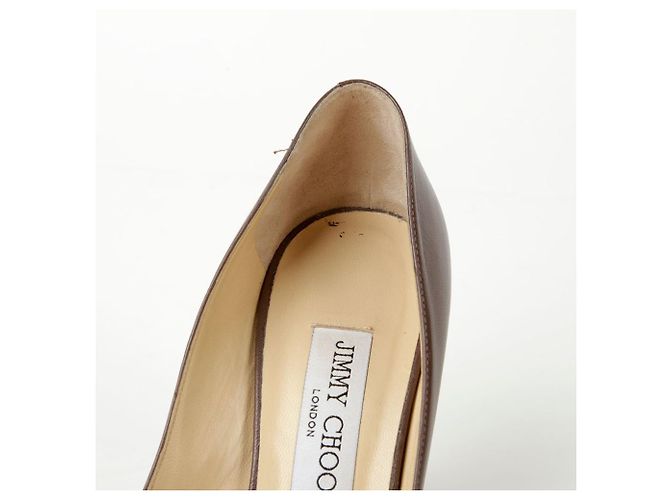 Jimmy Choo Offene Pumps Evelyn Braun - Ansicht 9
