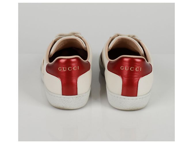 Gucci Sneakers Ace Banding Bianco - vista 7