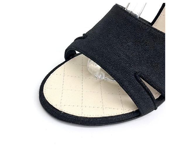 Sandali Chanel con perle Nero - vista 5
