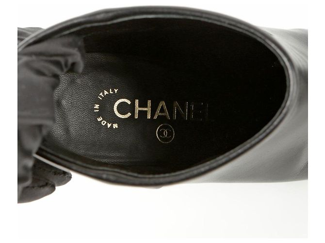 Chanel Stiefeletten mit Absatz Größe Schwarz - Ansicht 10
