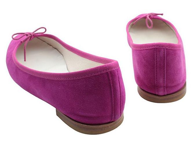 Repetto Ballerine in scamosciato viola Porpora - vista 4