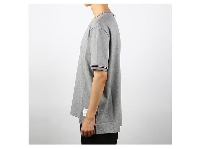 Thom Browne RWB-Ripp-T-Shirt Braun - Ansicht 2