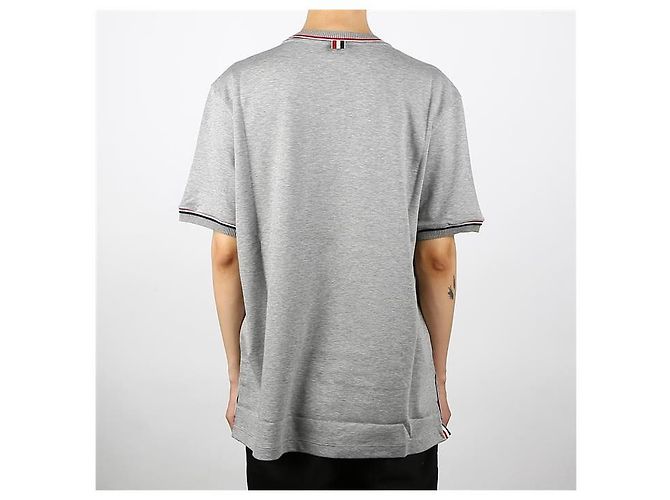 Thom Browne RWB-Ripp-T-Shirt Braun - Ansicht 3