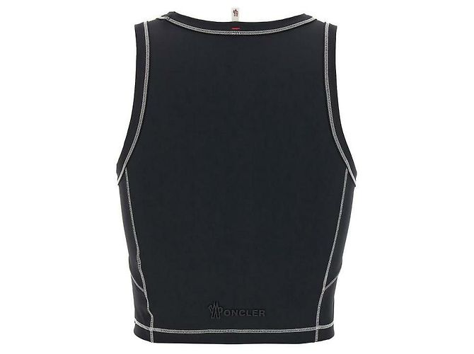 Moncler Gilet senza maniche con patch logo Grenoble - vista 5