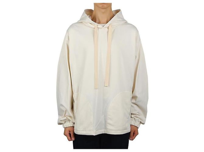 Jil Sander Technischer Baumwoll-Hoodie Weiß - Ansicht 8