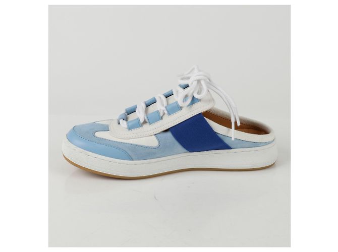 Louis Vuitton Baskets à dos ouvert Taille Bleu - vue 4