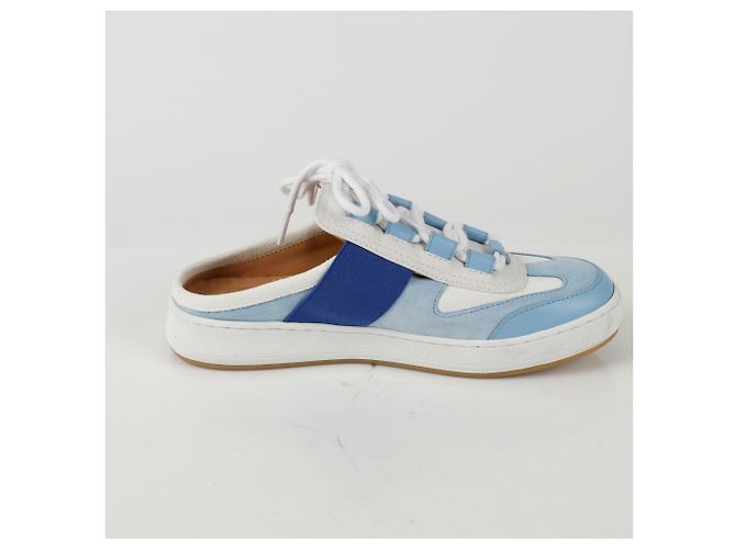 Louis Vuitton Baskets à dos ouvert Taille Bleu - vue 7