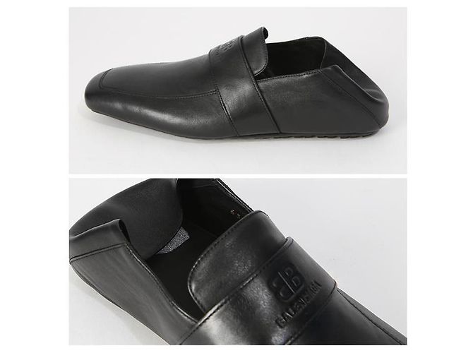 Balenciaga Mocassino Logo City Nero - vista 11