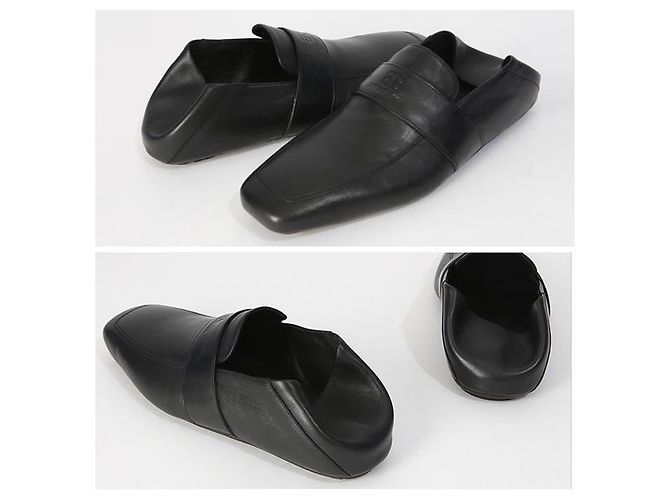 Balenciaga Mocassino Logo City Nero - vista 2