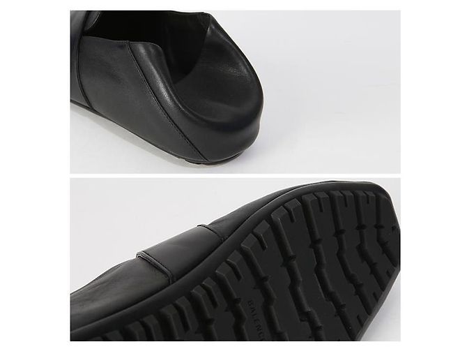 Balenciaga Mocassino Logo City Nero - vista 6