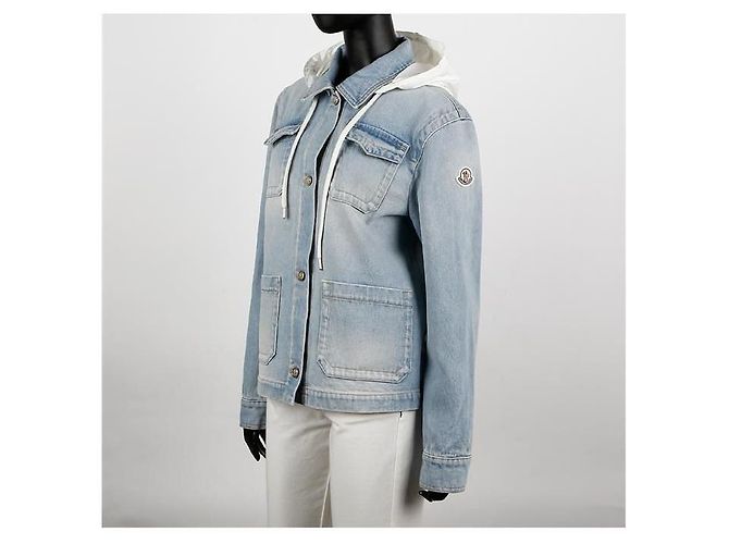 Moncler MELISSA Jeansjacke Blau - Ansicht 10