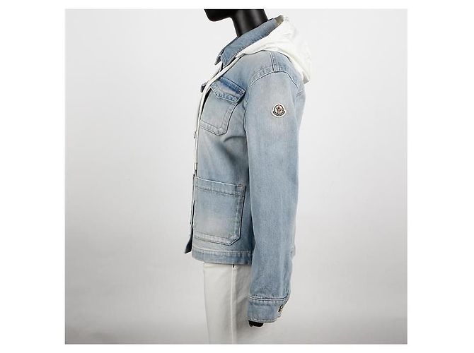 Moncler MELISSA Jeansjacke Blau - Ansicht 11