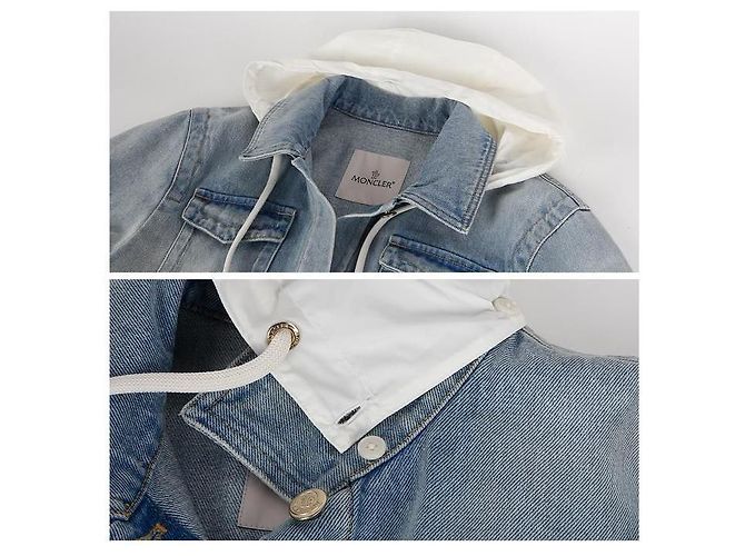 Moncler MELISSA Jeansjacke Blau - Ansicht 5