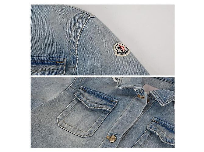 Moncler MELISSA Jeansjacke Blau - Ansicht 6