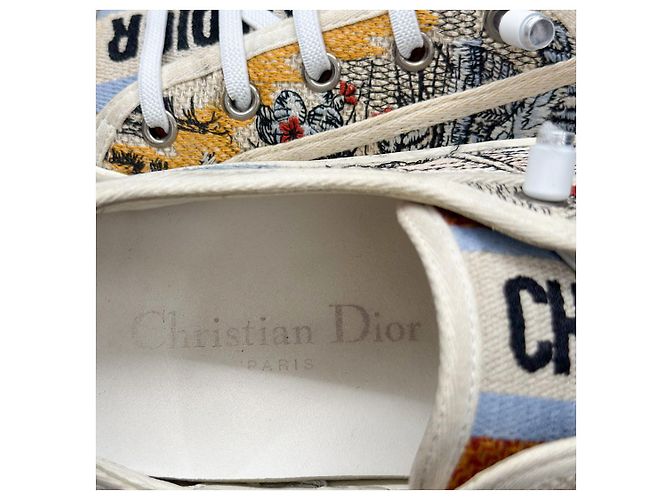 Dior Sneakers in tela Diver ricamati T-Wold per donne e lavoro - vista 12