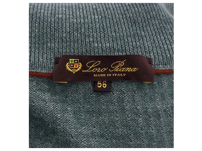 Loro Piana Herren T-Shirt aus Seiden-Kaschmir mit halbem Reißverschluss - Ansicht 7