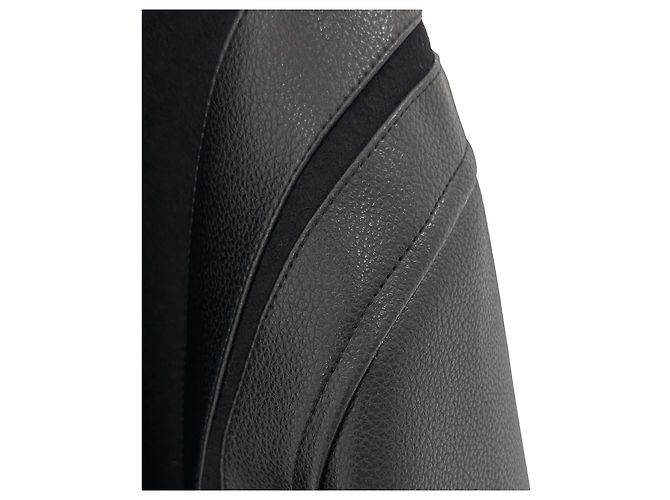 Balmain Giacca Blouson Varsity in Lana e Pelle per Uomo Nero - vista 5
