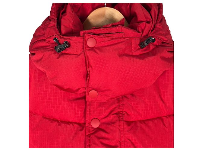 Day Balenciaga Giacca a vento con cappuccio e logo per donne - Rossa Rosso - vista 5