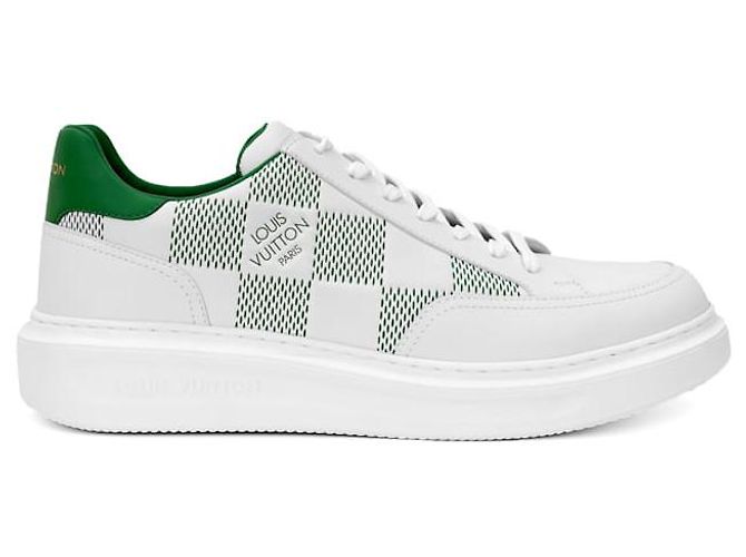 Louis Vuitton Baskets Biar Men Beverly Hills Damier de Luxe Blanches Vertes - vue 5