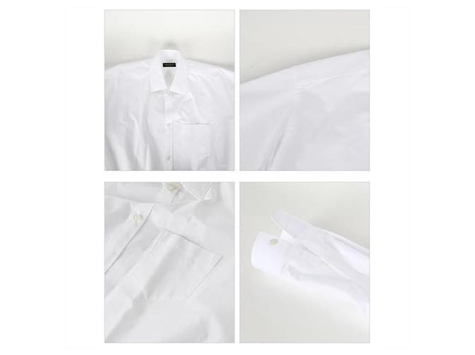 Balenciaga Camicia in Popeline Oversize Bianco - vista 4