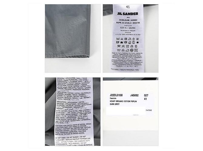 Jil Sander Camisa Castaño - vista 10