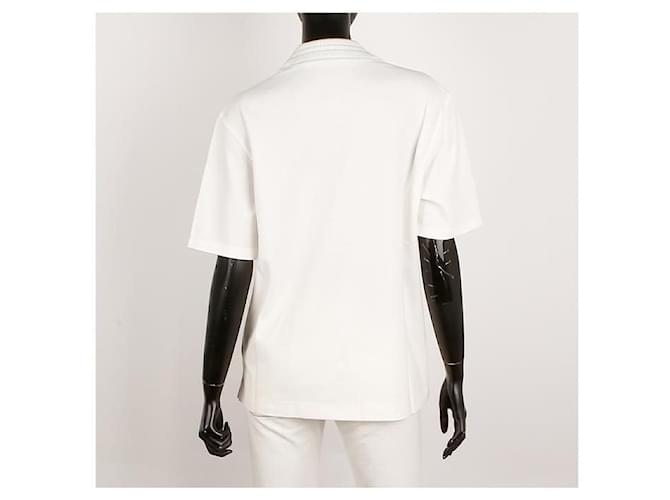 Polo-Shirt mit Moncler-Logo-Patch Weiß - Ansicht 4